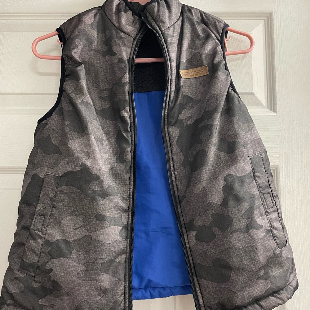 David Bitton Buffalo Reversible Vest (Medium)